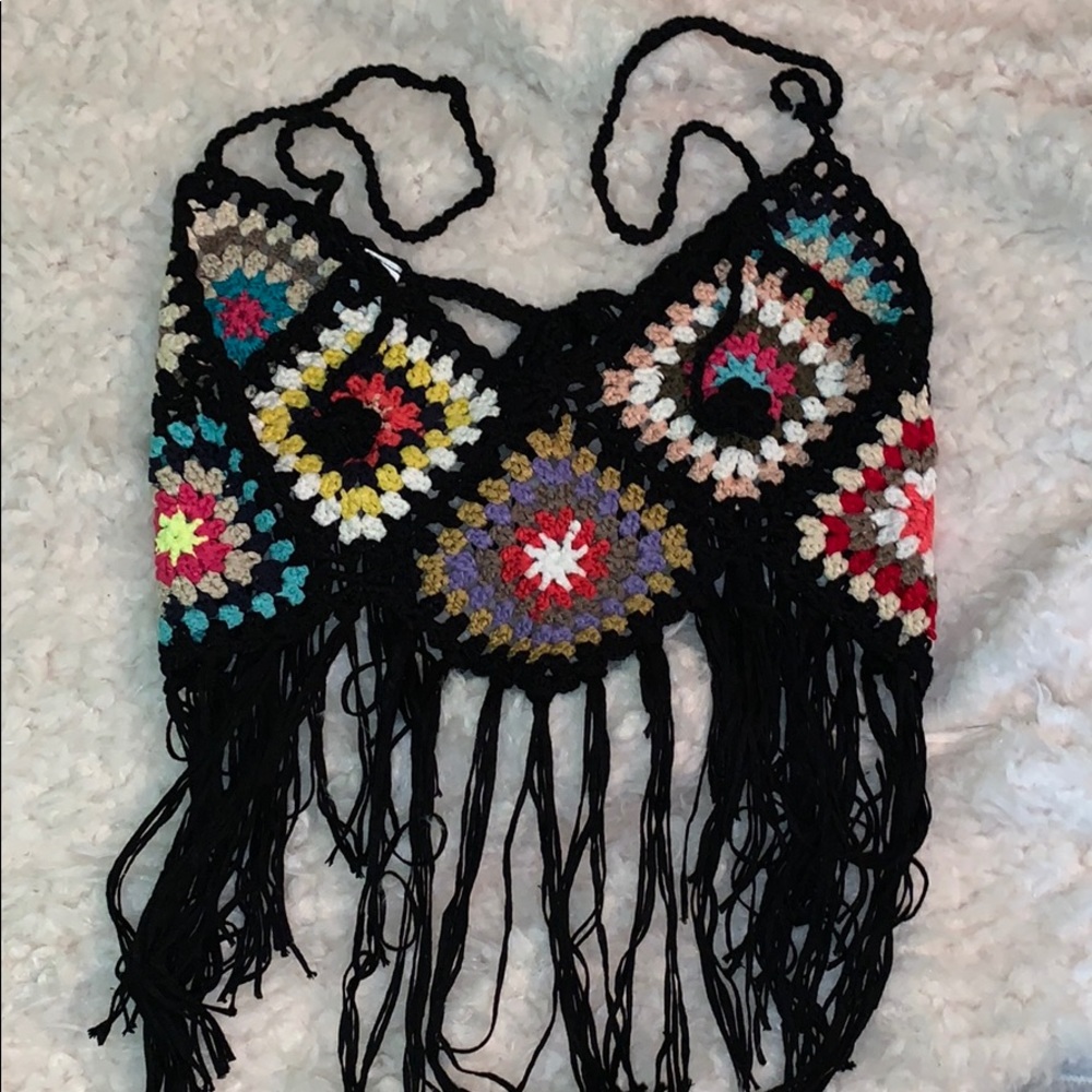 Fringe Crop Top - Sz 1X - BRAND NEW